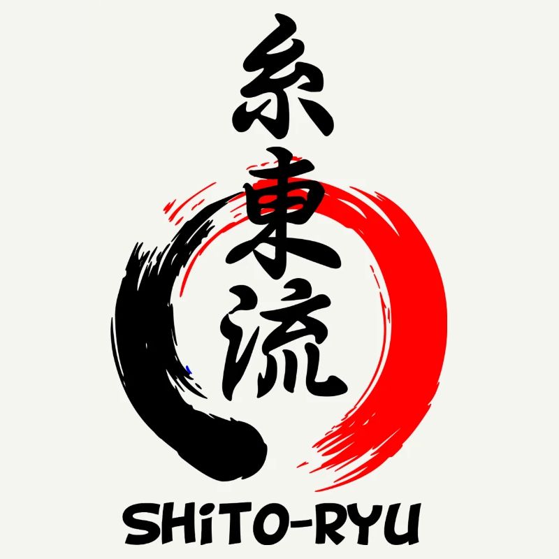 Enso zen circle with Shito ryu karate emblem in Yes