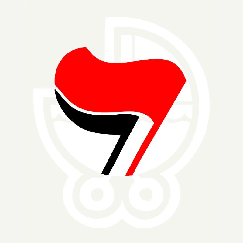 drapeau poussette antifa