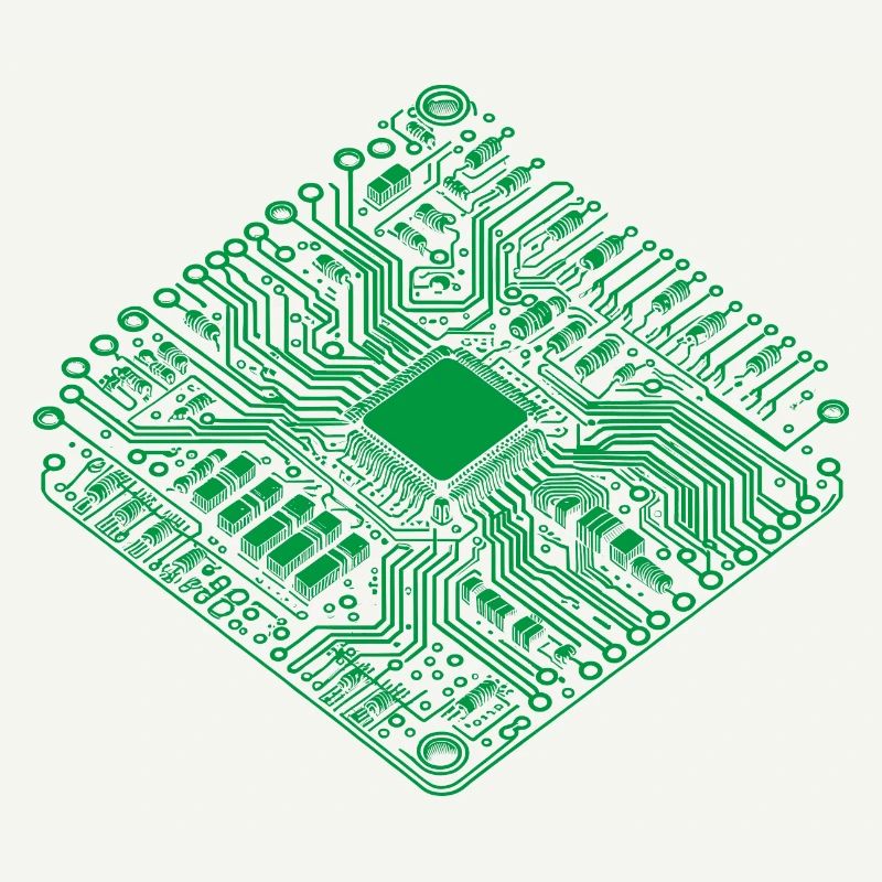 CPU anatomique et PCB - Cool Computer Scientists