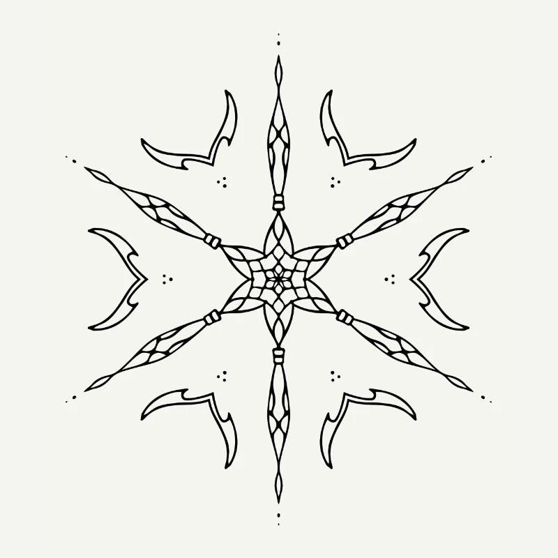 Mandala minimaliste