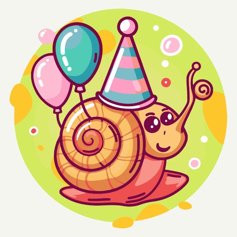 Schnecke Geburtstag Comic