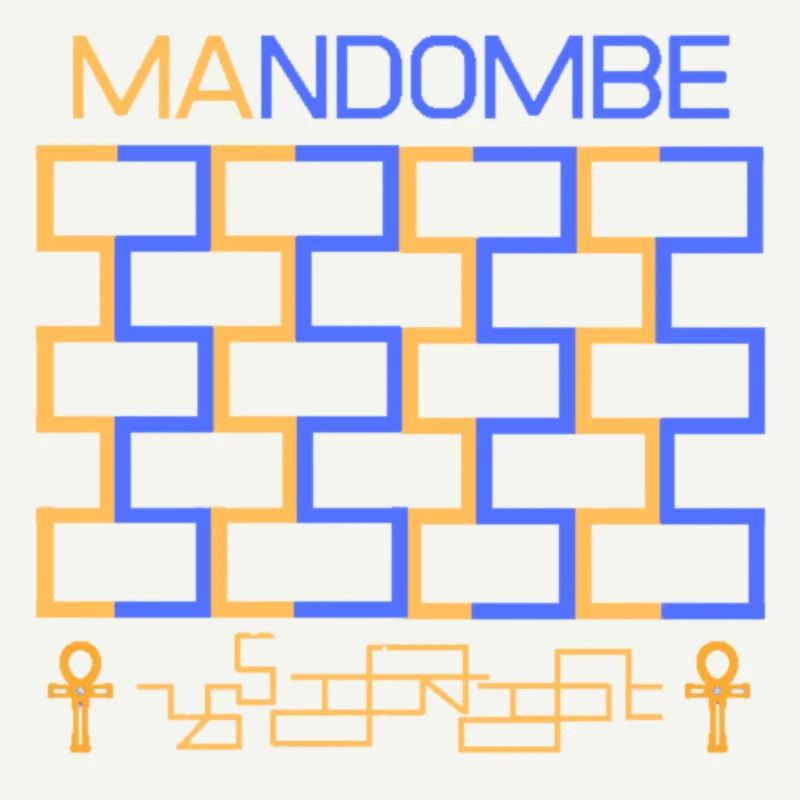 MANDOMBE design associé à croix Ankh