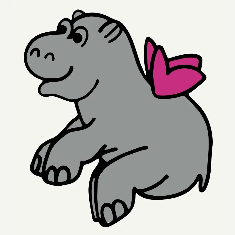 Fliegendes Nilpferd