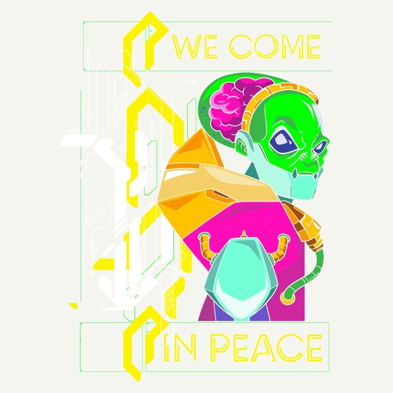 Zukunft Retro Synthwave Scifi