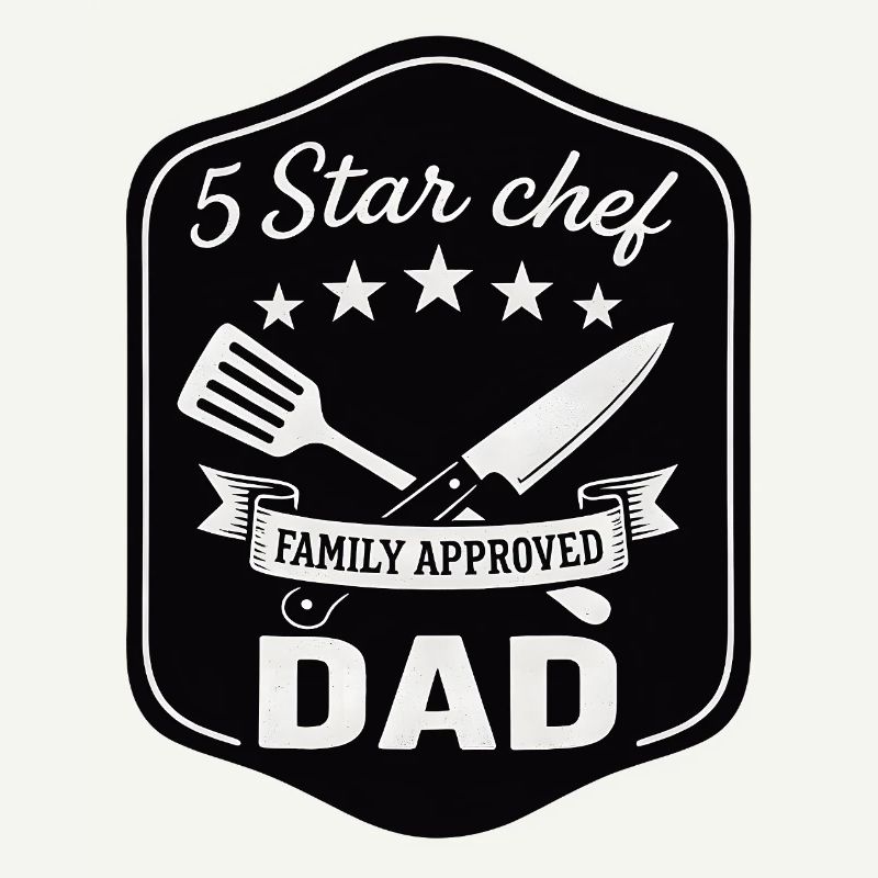5 Star Chef Dad - Family Chef Design