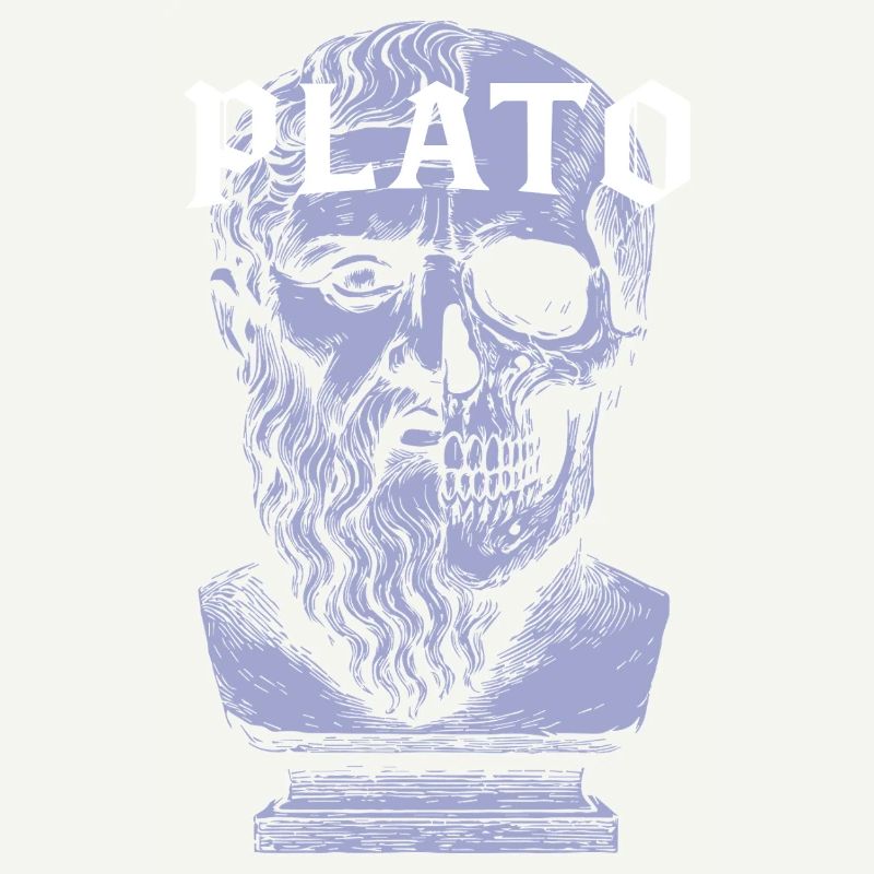 Platon Künstlerisches Schädeldesign