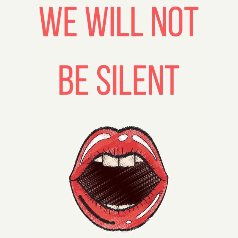 we will not be silent feminism gift