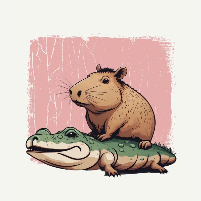 Capybara Capybara Cute Funny Gift