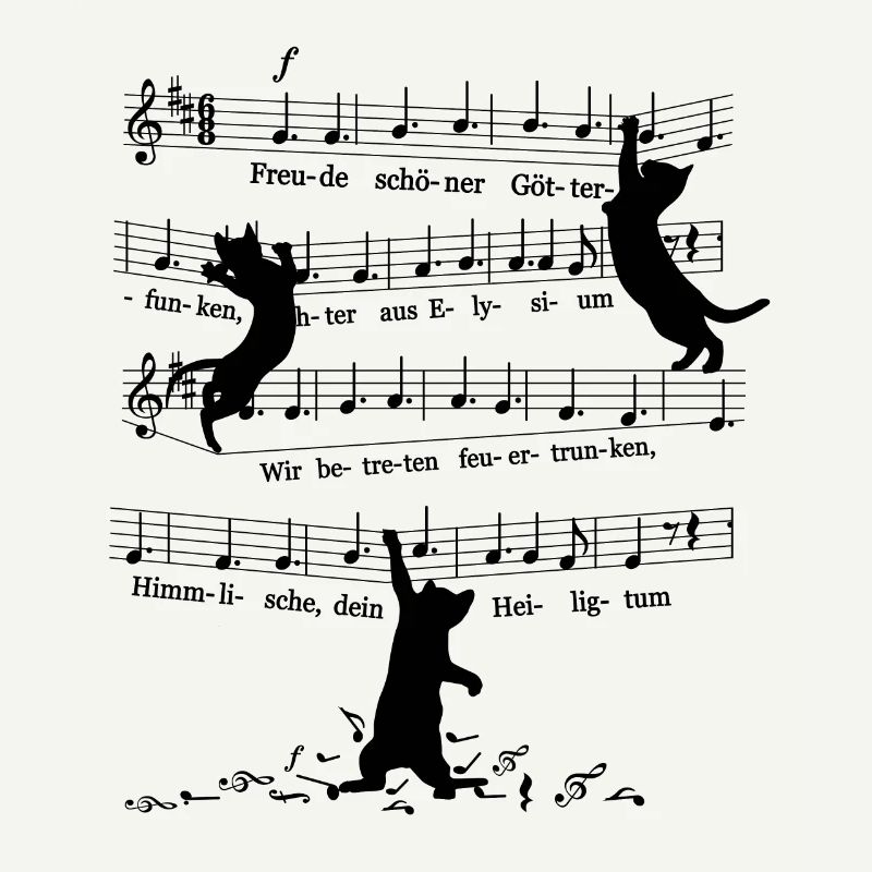Insolente chat chat Beethoven 9.Symphonie Notes