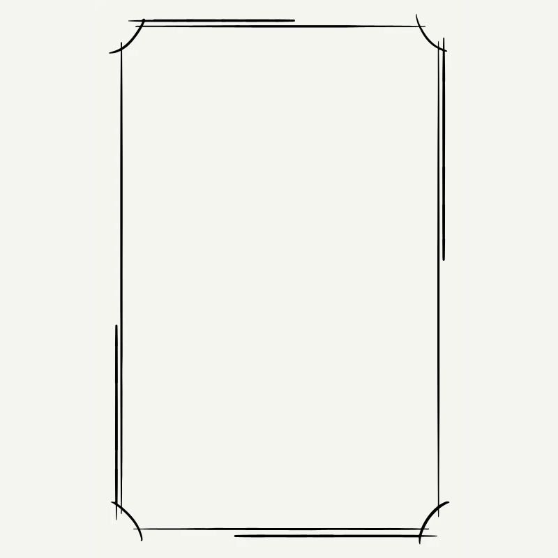Decorative frame. Book / Gothic / Vampire Style.
