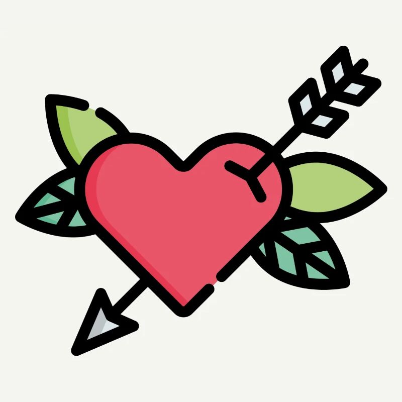 Heart with arrow, gift idea