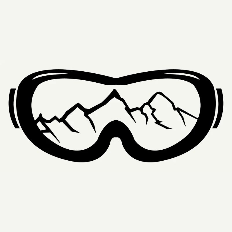 ski goggles mountains