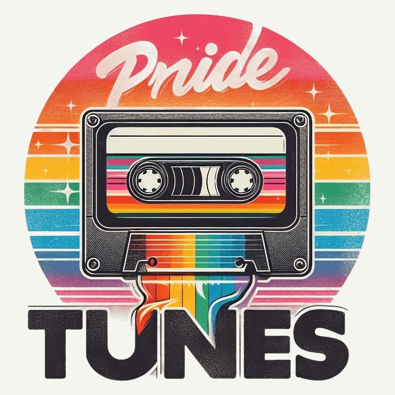 Pride Tunes Retro Cassette Design