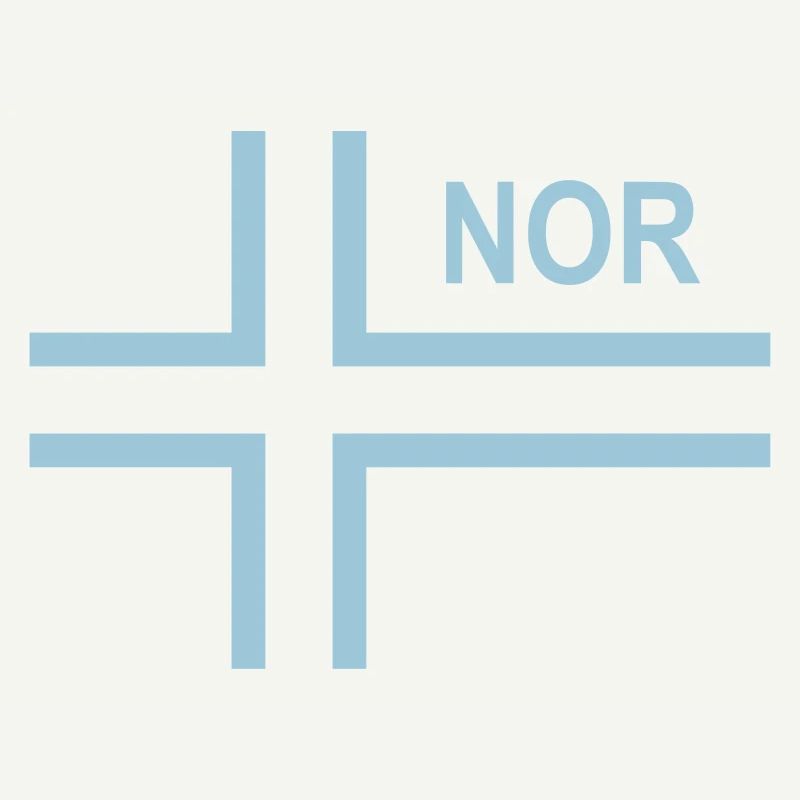 Norwegian tactical flag Norway - NOR (negative)