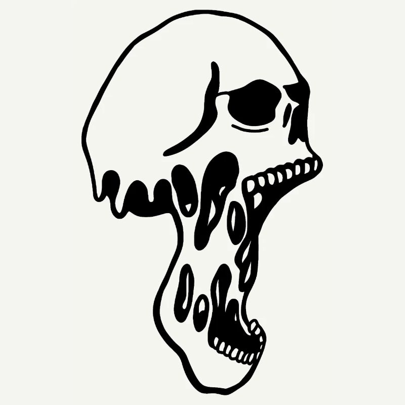 Skull slime scream skull