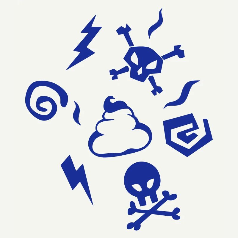 angry eclair head of death crap lightning enerver
