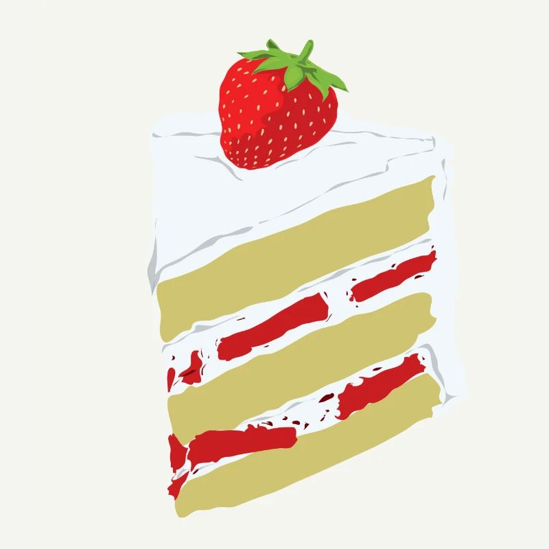 Kuchen Erdbeere Lecker Geschenk Idee Torte