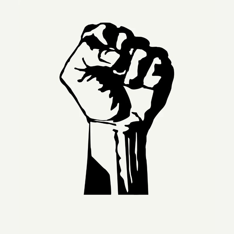 Faust Black Power Black Lives Matter Antifa