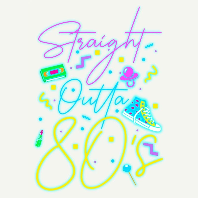 80s neon sign