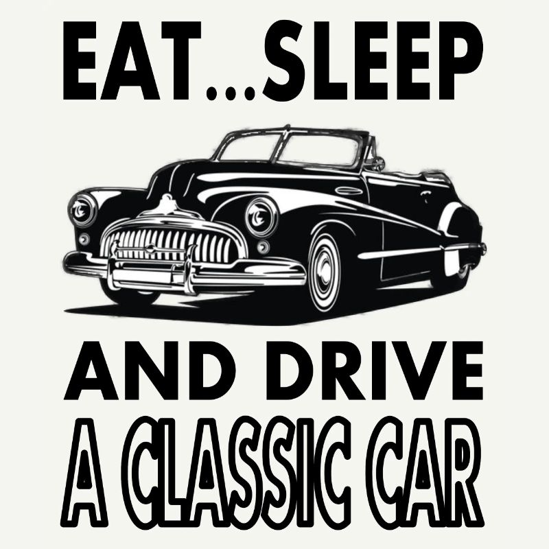 classic car Oldtimer cooles Auto Turbo Geschenk