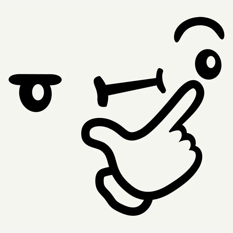 Icon Expression réfléchie du visage