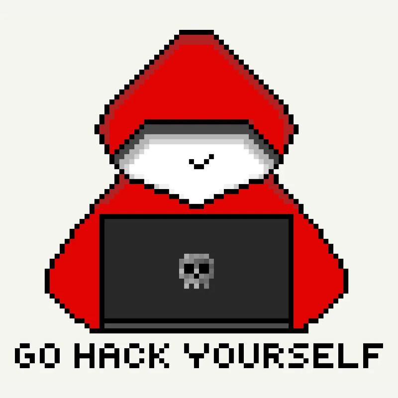Go Hack Yourself Pixel Art