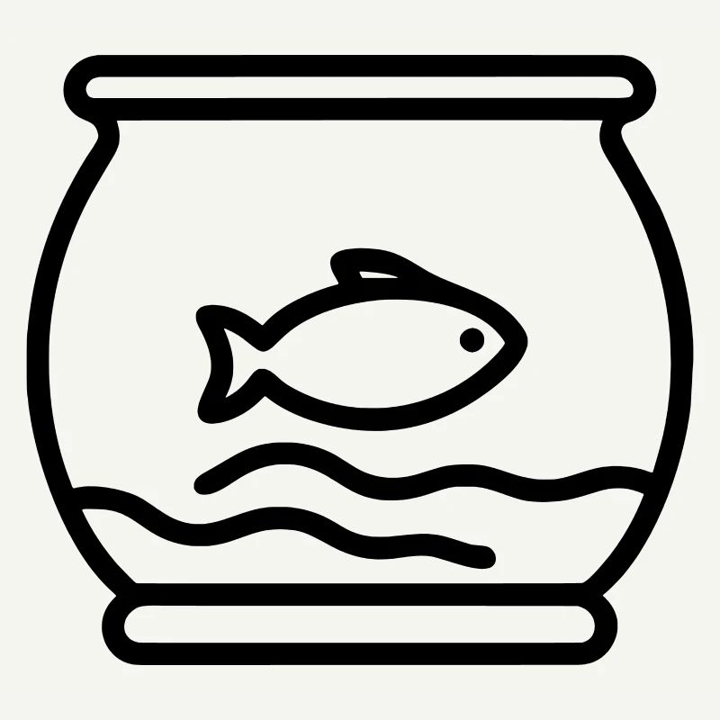 Fish Outline Fish Icon Fish Drawing Simple Fish.