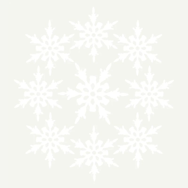 circle round pattern design cool winter cold snow