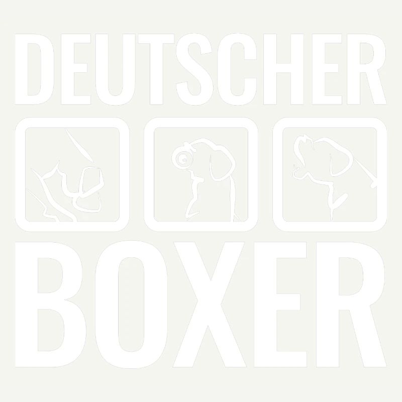 Deutscher Boxer white