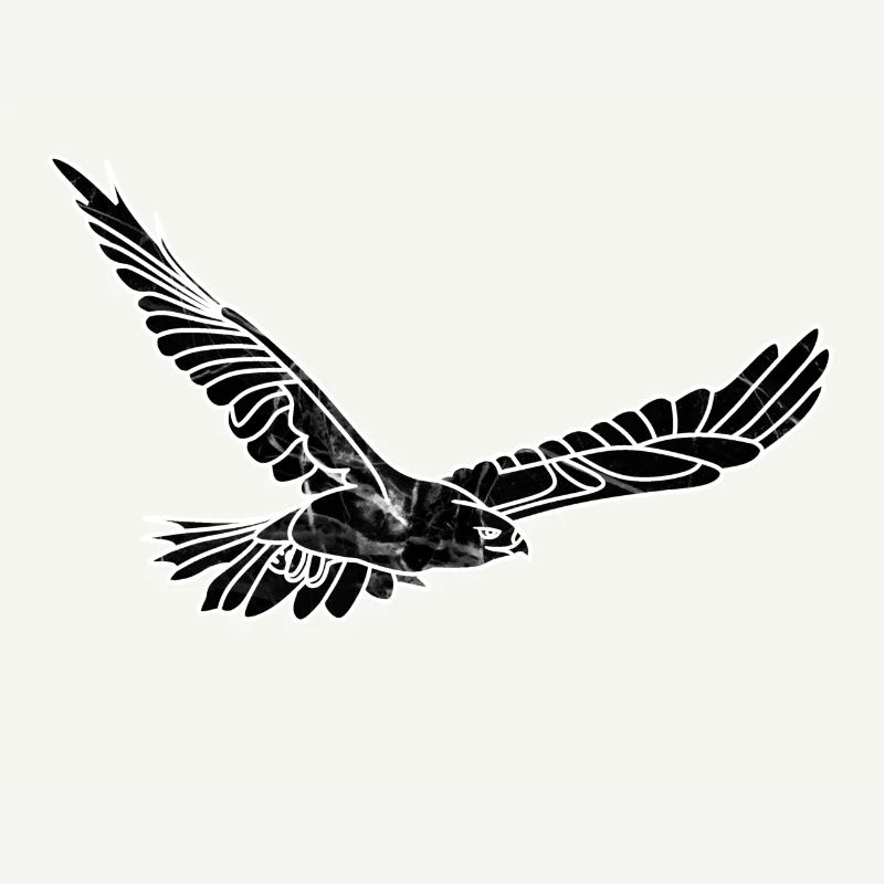 Hawk Black Marble