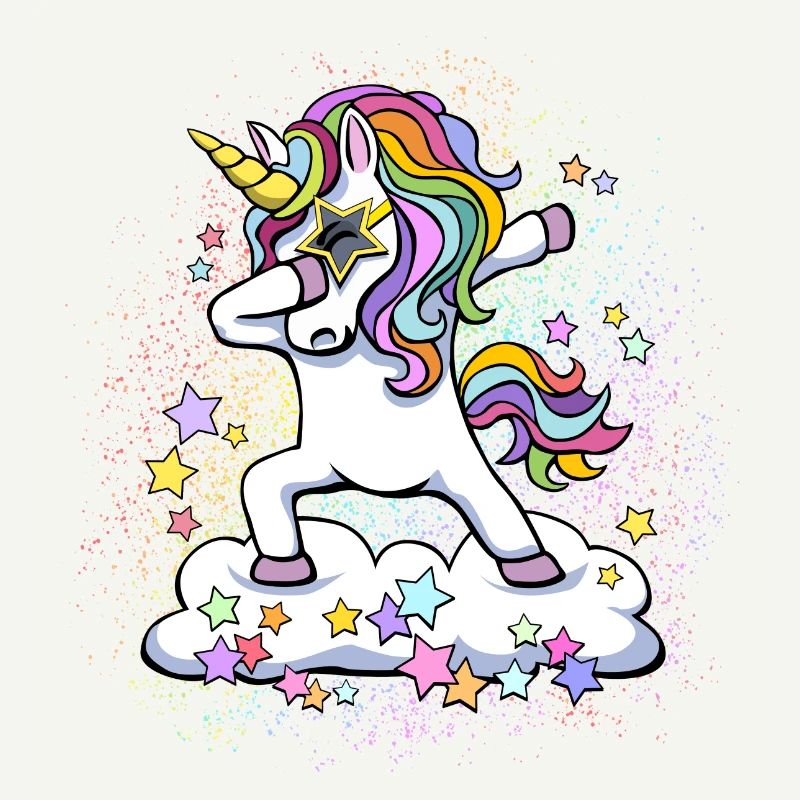 dabbendes Einhorn, cool