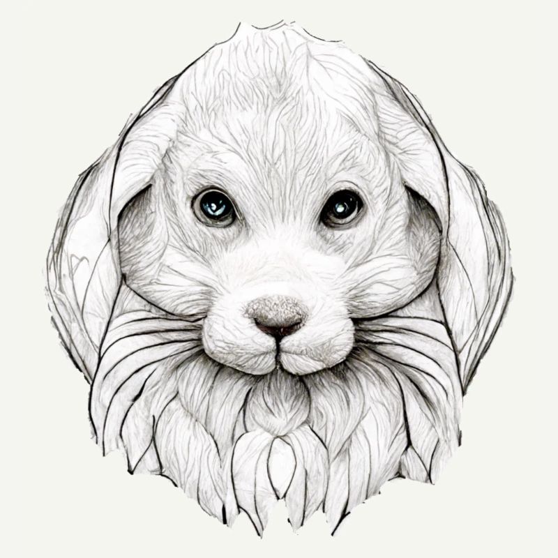 Rabbit in Comic Style