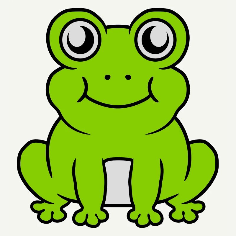 Small seated sweet frog