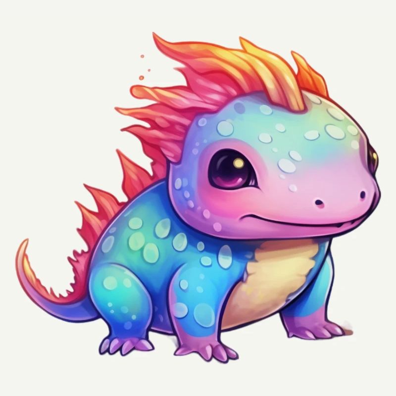 Rainbow Spell - Le mignon Axolotl