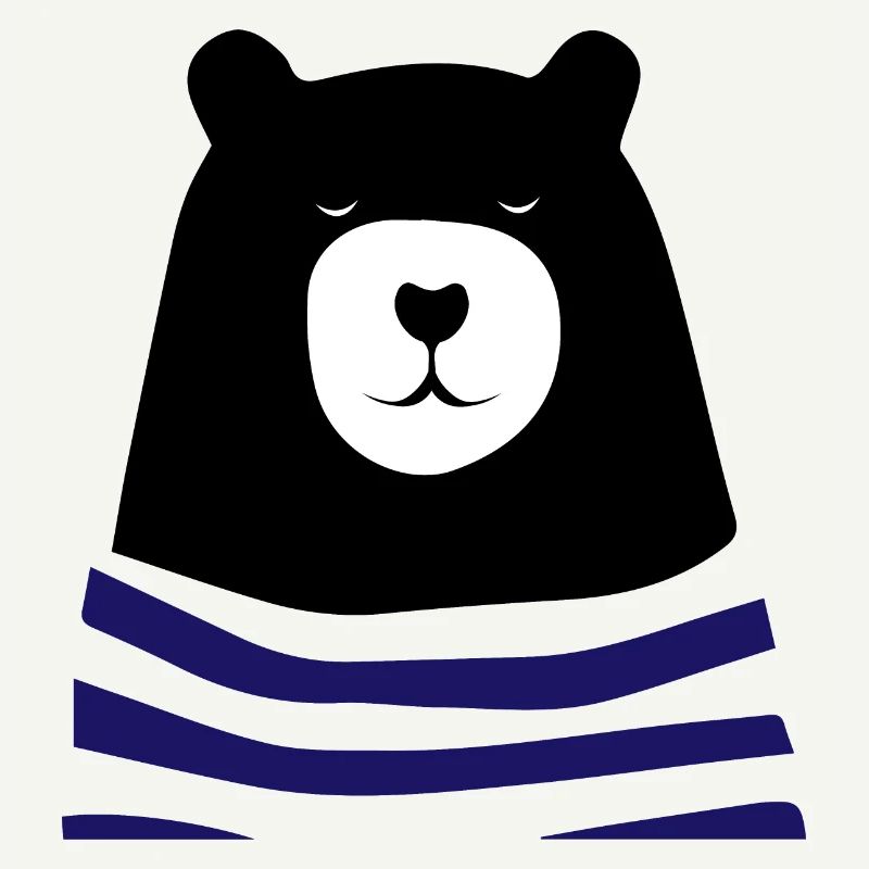Bär in Pulli