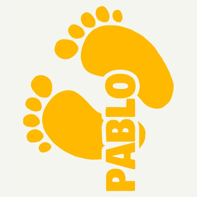 Empreinte bébé naissance Pablo