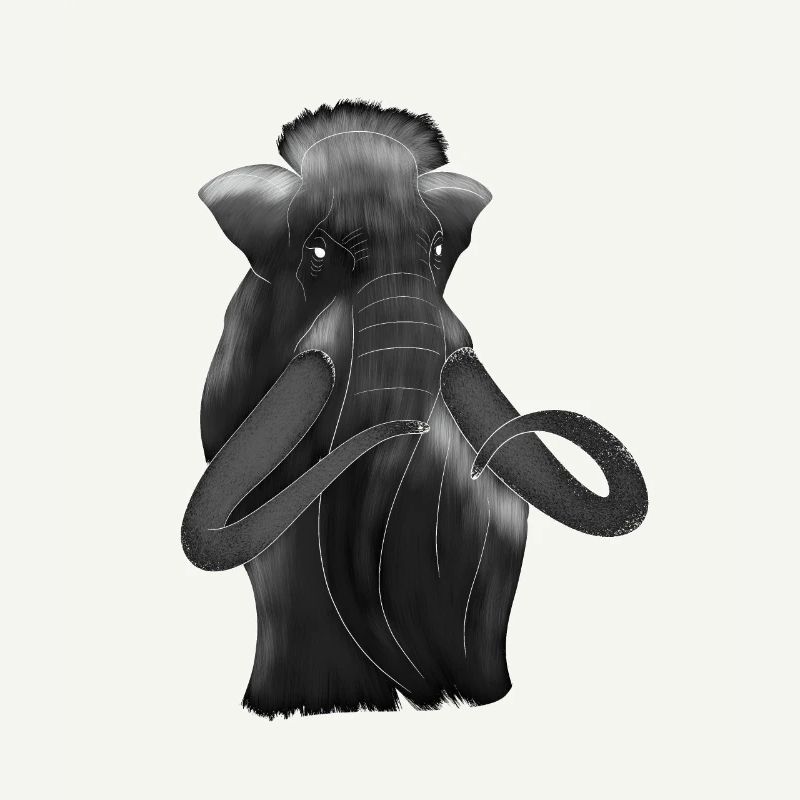 Mammut Eiszeit Elefant Steinzeit Geschenkidee Tier