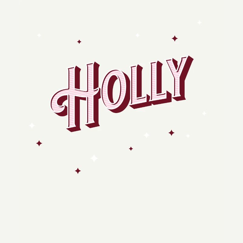 Holly name personalised