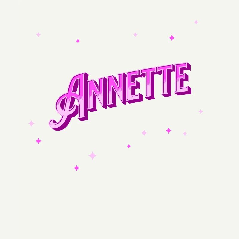Annette name personalized