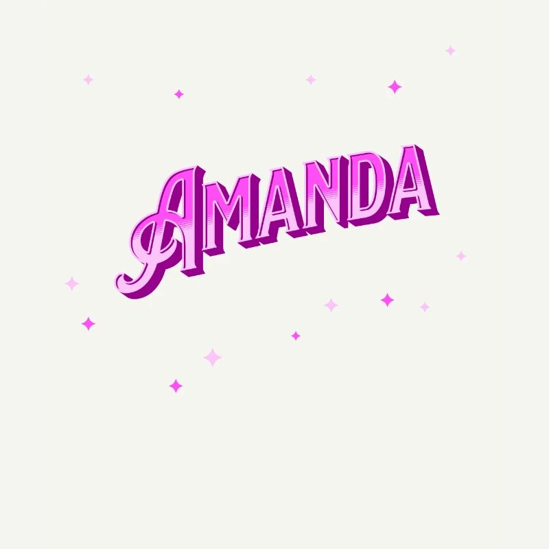 Amanda's name personalized