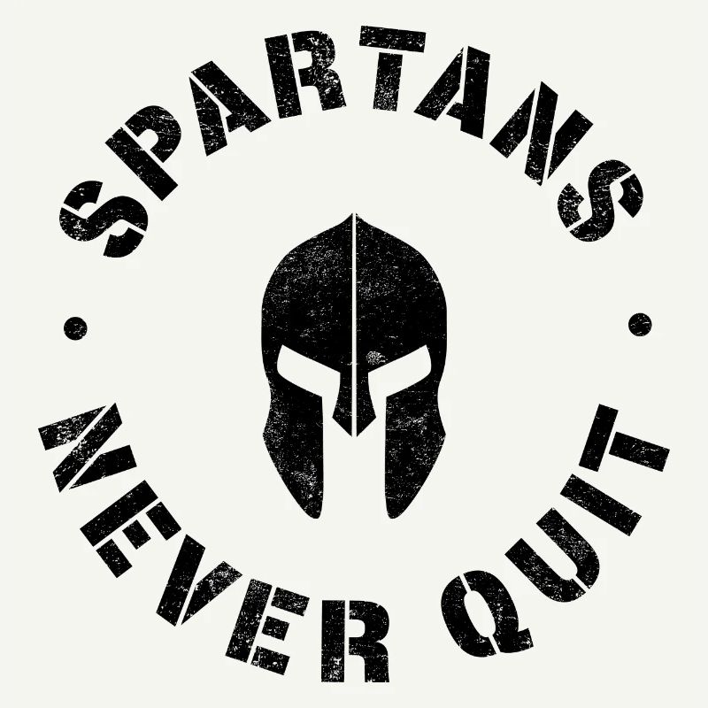 Spartans never quit black