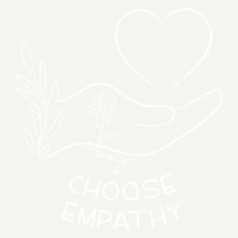 Wählen Sie Empathie-| Line Art Design