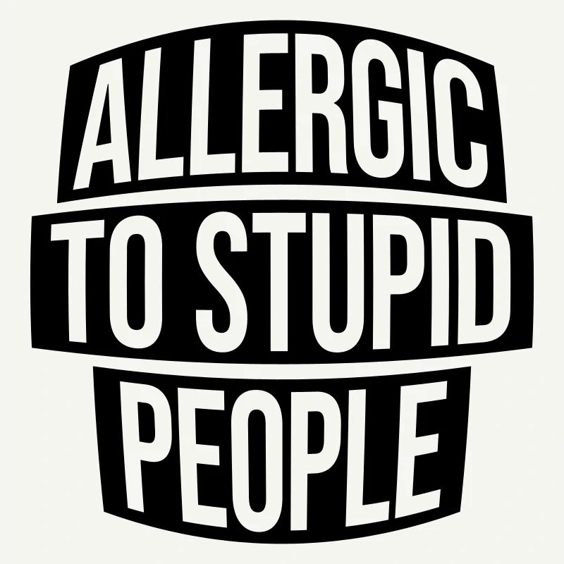 Lettrage des gens stupides