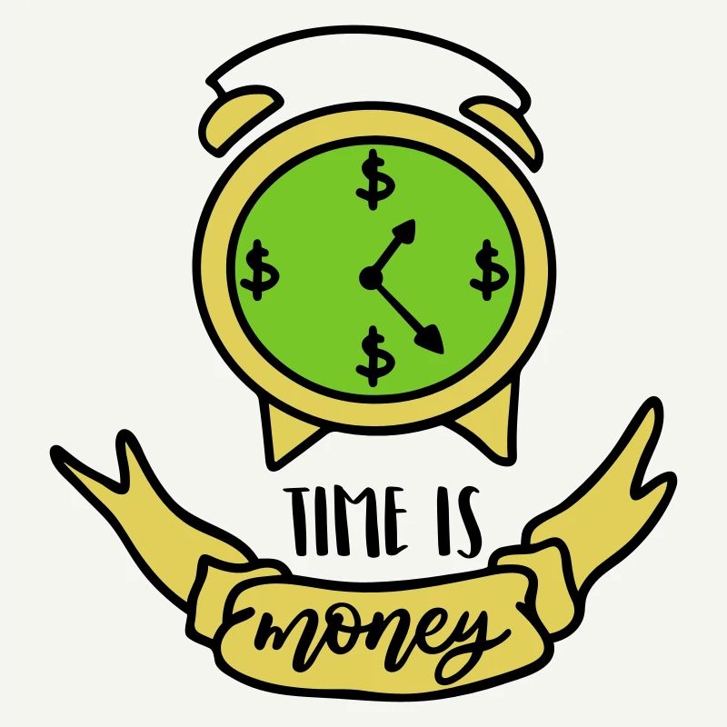 LE TEMPS C’EST DE L’ARGENT ACTIONS D’OR OR AMOUR CHER MOTIF