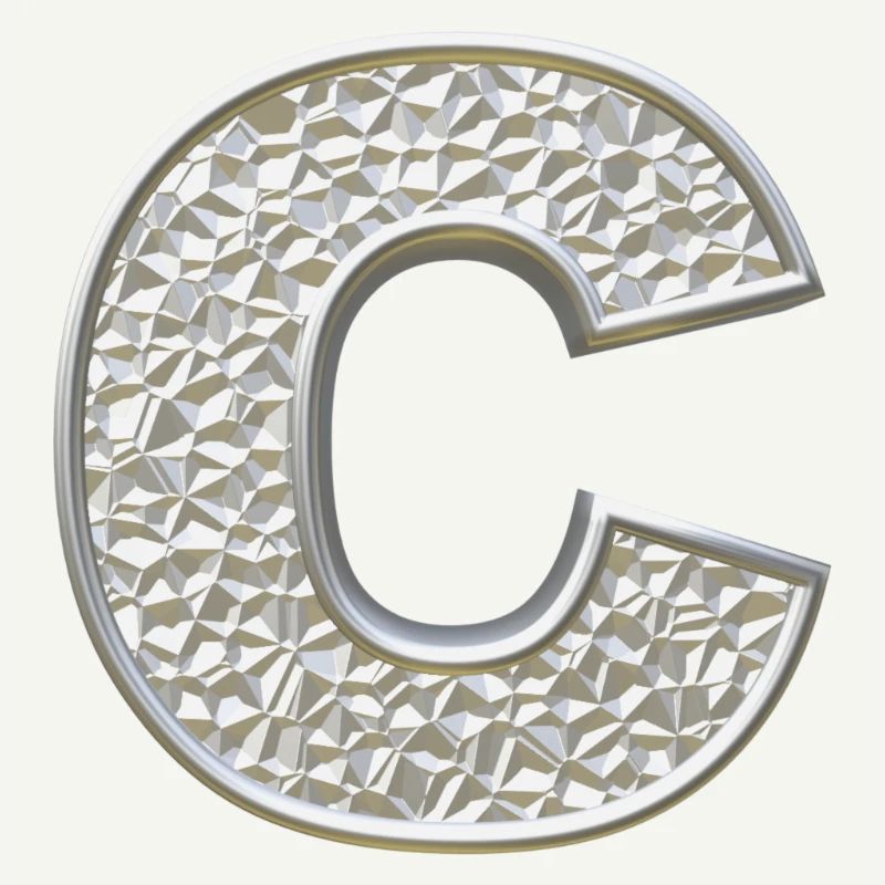 C, letter, letter C, initial, initial C, monogram,