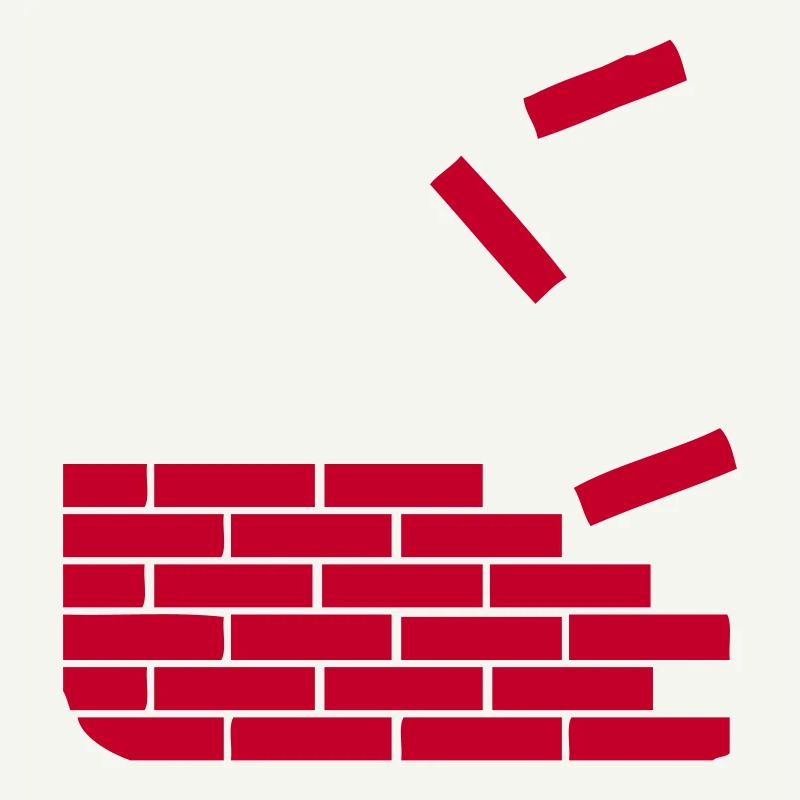 brick, construction, maison, paroi, des briques,