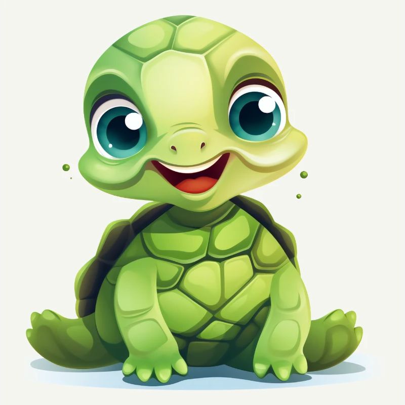Mignon bébé tortue