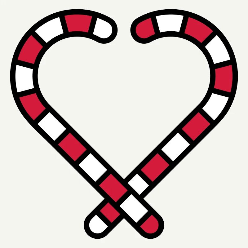 Candy Cane Heart