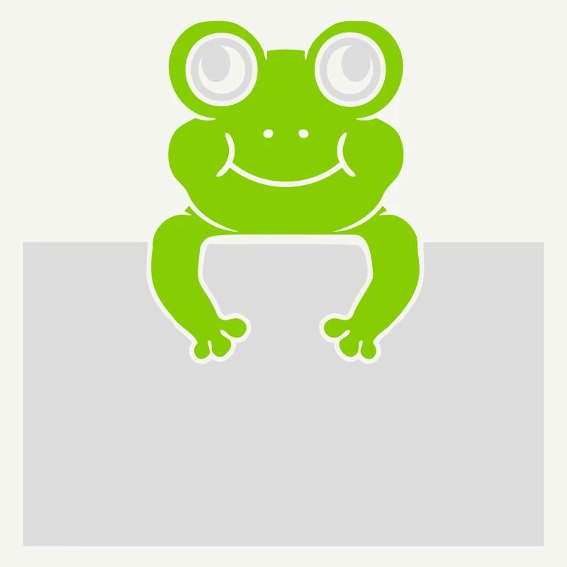 Texte présent Comic Frog