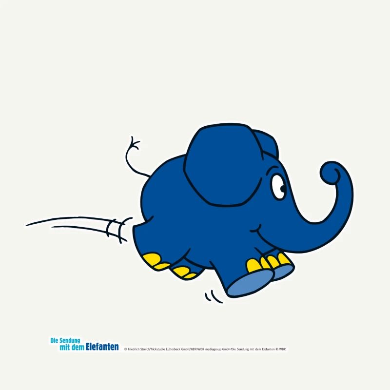 Der Elefant - hüpfend